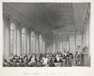 Bank of England - Five Pound Note Office, från puben 