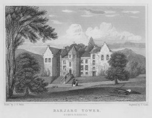 Barjarg Tower, Dumfriesshire (gravyr) av Thomas Hosmer Shepherd