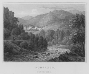 Bonskeid, Perthshire (gravyr) av Thomas Hosmer Shepherd