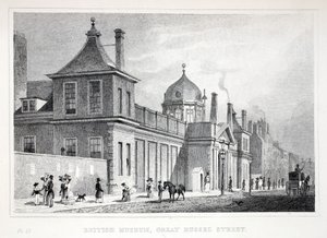 British Museum, Great Russell Street, från puben "London and it