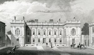 Burlington House, Royal Acadamy of Arts, Piccadilly, London, ca 1829-31 av Thomas Hosmer Shepherd