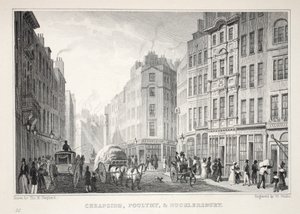 Cheapside, Poultry and Bucklersbury, från puben "London and it