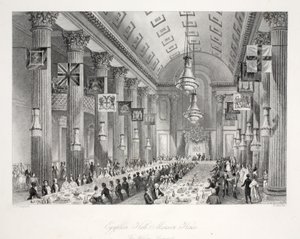 Egyptian Hall, Mansion House, från puben 