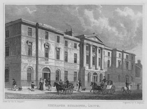 Exchange Buildings, Leith (gravyr) av Thomas Hosmer Shepherd