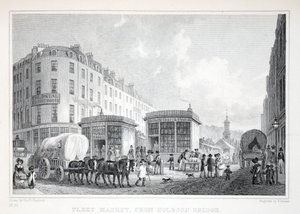Fleet Street, från Holborn Bridge, från puben "London and it