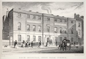 Lock Hospital, Hyde Park Corner, från puben "London and it