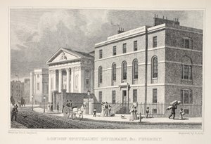 London Ophthalmic Infirmary etc. Finsbury, från puben 