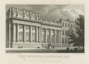 Lord Grosvenors Gallery på Park Lane av Thomas Hosmer Shepherd