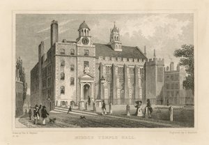 Middle Temple Hall av Thomas Hosmer Shepherd