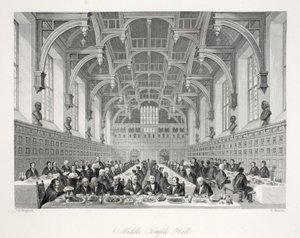 Middle Temple Hall, från puben 