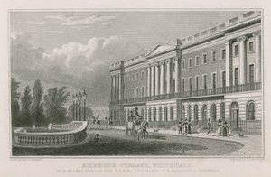 Richmond Terrace i Whitehall av Thomas Hosmer Shepherd