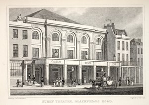 Surry Theatre, Blackfriars Road, från puben "London and it