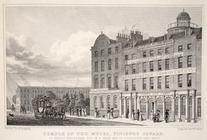 Temple of the Muses, Finsbury Square, från puben "London and it
