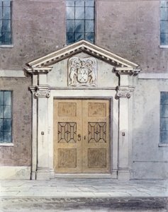 Ingången till Cutlers Old Hall, 1850 av Thomas Hosmer Shepherd