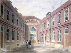 Den inre domstolen i Girdlers Hall Basinghall Street, 1853 av Thomas Hosmer Shepherd