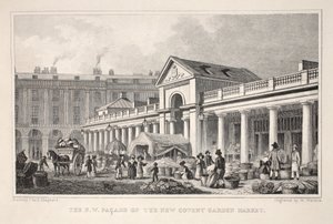 N.W. Fasad på New Covent Garden Market, från puben "London and it