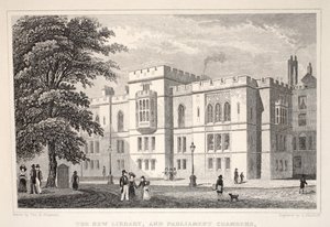 The New Library, and Parliament Chambers, från puben "London and it