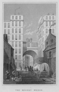 The Regent Bridge (gravyr) av Thomas Hosmer Shepherd