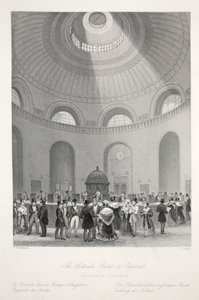 Rotundan på Bank of England, från puben 