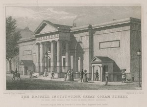 The Russell Institution, Great Coram Street, London av Thomas Hosmer Shepherd