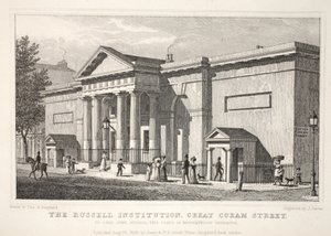 Russell Institution, Great Coram Street, från puben "London and it