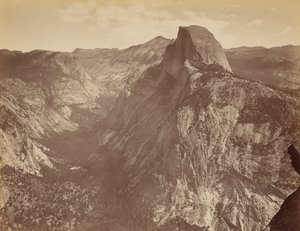 [Halvkupolen från Glacier Point, Yosemite] av Thomas Houseworth and Company