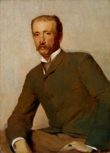 Porträtt av Frank Hamilton Cushing, 1890.