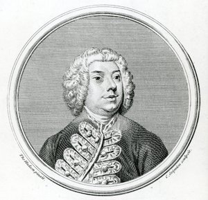 Francesco Bernardi Senesino (1686-1758) (mezzotint) av Thomas Hudson