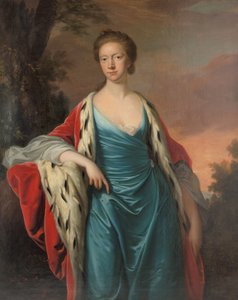 Prinsessan Mary av Storbritannien 1723-1772, landgravin av Hessen-Kassel, 1750-talet.