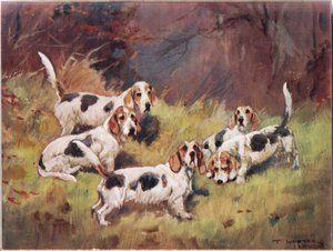 Väntar, illustration från "Hounds"
