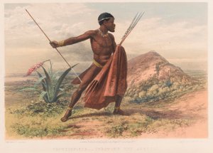 Xhosa-krigare, 8:e Cape Frontier War av Thomas J. (after) Lucas