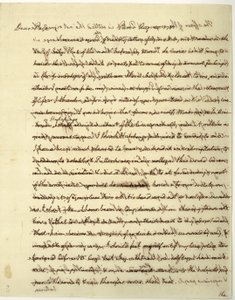 Autografbrev undertecknat som amerikansk minister till Frankrike, till Dr. John Page