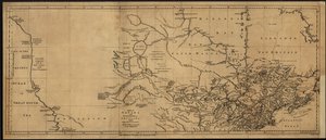 En karta över Kanada och norra delen av Louisiana med angränsande länder. LOC 73695758 av Thomas Jefferys