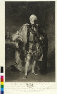 5:e hertigen av Leeds Osborne (gravyr) av Thomas Lawrence