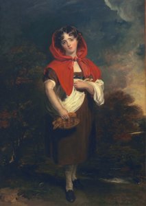 Emily Anderson: Rödluvan, ca 1821 av Thomas Lawrence