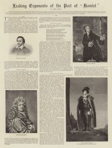 Ledande exponenter för delen av Hamlet av Thomas Lawrence