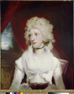 Miss Marthe Carr (olja på duk av Thomas Lawrence