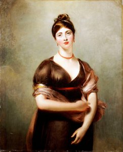 Porträtt av Elizabeth Jennings, i posen av Venus de"Medici, 1798-99 av Thomas Lawrence