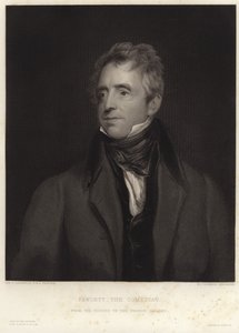 Portræt af John Fawcett swed av Thomas Lawrence