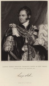 Porträtt av kung Leopold I av Thomas Lawrence