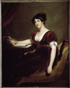 Porträtt av Madame Isaac Cuthbert (olja på duk av Thomas Lawrence