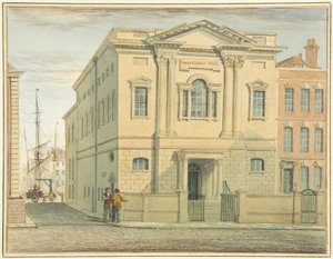Assembly Rooms, Prince Street (akvarell på papper) av Thomas Leeson the Elder Rowbotham