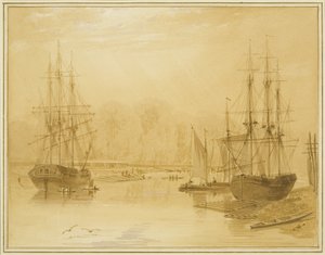 Ropewalk vid Wapping, West Indiaman 