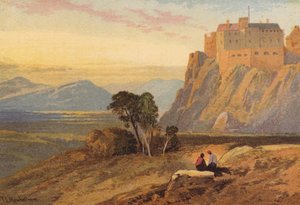 Skottland, Stirling Castle (färg litho) av Thomas Leeson the Elder Rowbotham