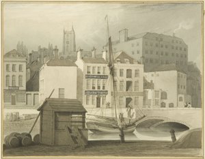 Stenbron vid huvudet av kajen (St Giles