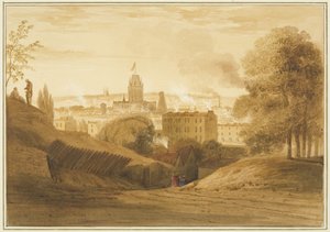 Utsikt från Bath Road, nära Wells, Totterdown av Thomas Leeson the Elder Rowbotham
