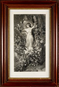 Flora (engraving) av Thomas Lewis Atkinson