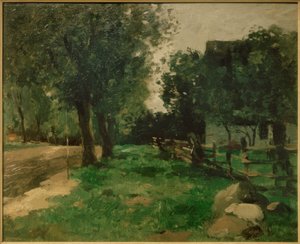 Dorfstraße av Thomas Ludwig Herbst