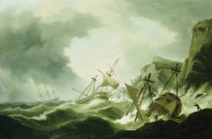 Ett skeppsvrak, av Thomas Luny