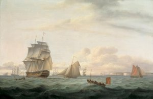 Frakt från Ramsgate Harbor av Thomas Luny
